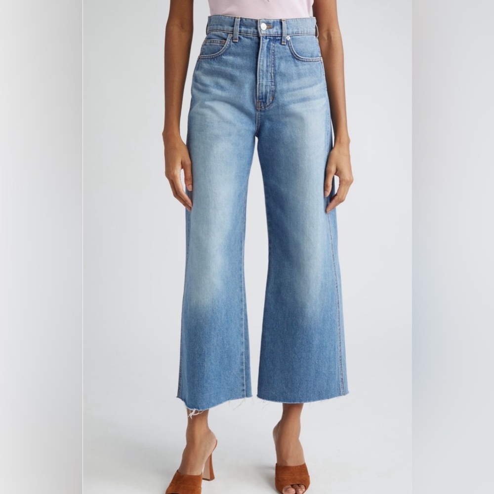 Veronica Beard Taylor Wide Leg Crop